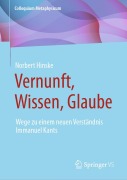 Cover-Bild zum Titel 'Vernunft, Wissen, Glaube' von 'Norbert Hinske'