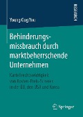 Cover-Bild zum Titel 'Behinderungsmissbrauch durch marktbeherrschende Unternehmen' von 'Young Gug You'