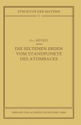 Cover-Bild zum Titel 'Die seltenen Erden vom Standpunkte des Atombaus' von 'G. V. Hevesy'