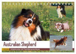 Cover-Bild zum Titel 'Australian Shepherd - Hütehunde mit Familienanschluss (Tischkalender 2026 DIN A5 quer), CALVENDO Monatskalender' von 'Barbara Mielewczyk'