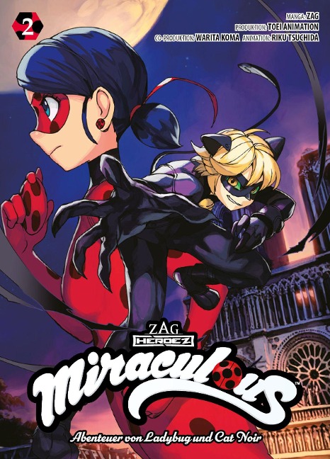 Miraculous - Die Abenteuer von Ladybug und Cat Noir (Manga) 02 - Warita Koma, Zag, Riku Tsuchida