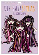 Cover-Bild zum Titel 'Die HAIRSTYLAS Trendfrisuren (Wandkalender 2026 DIN A4 hoch), CALVENDO Monatskalender' von 'Bettina Roth ROTH-Design'
