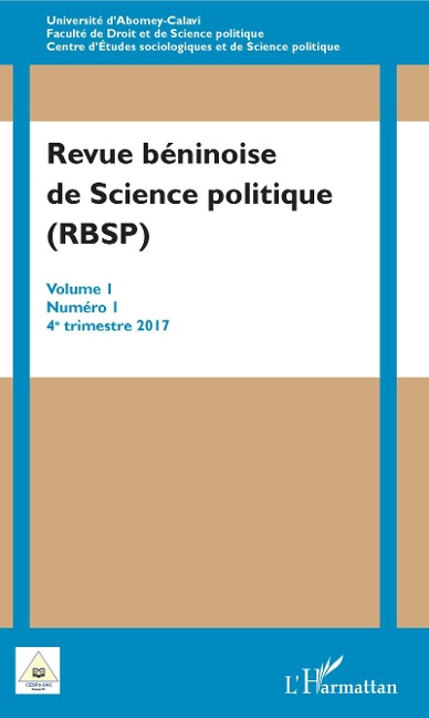 Revue béninoise de Science politique (RBSP) - Kakai, Dansou
