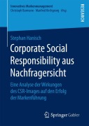 Cover-Bild zum Titel 'Corporate Social Responsibility aus Nachfragersicht' von 'Stephan Hanisch'