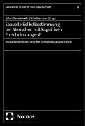 Cover-Bild zum Titel 'Sexuelle Selbstbestimmung bei Menschen mit kognitiven Einschränkungen?' von ''