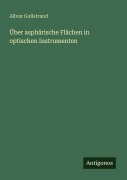 Cover-Bild zum Titel 'Über asphärische Flächen in optischen Instrumenten' von 'Allvar Gullstrand'
