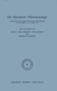 Cover-Bild zum Titel 'Die Münchener Phänomenologie' von ''