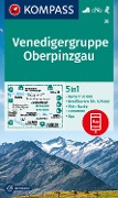 Cover-Bild zum Titel 'KOMPASS Wanderkarte 38 Venedigergruppe, Oberpinzgau 1:50.000' von ''