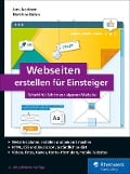 Webseiten erstellen für Einsteiger - Jens Jacobsen, Matthias Gidda