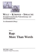 Cover-Bild zum Titel 'Rap: More Than Words' von ''
