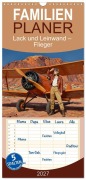 Cover-Bild zum Titel 'Familienplaner 2027 - Lack und Leinwand - Flieger mit 5 Spalten (Wandkalender, 21 x 45 cm) CALVENDO' von 'Liam Blue'
