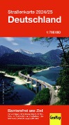 Cover-Bild zum Titel 'Straßenkarte Deutschland 2024/25' von 'GeoMap'