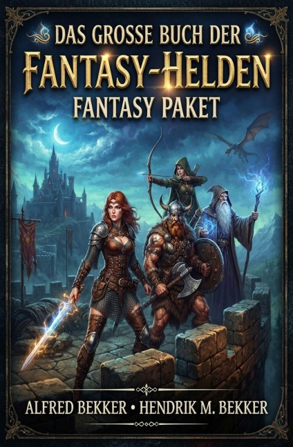 Das große Buch der Fantasy-Helden: Fantasy Paket - Hendrik M. Bekker, Alfred Bekker