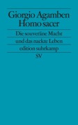 Cover-Bild zum Titel 'Homo sacer' von 'Giorgio Agamben'