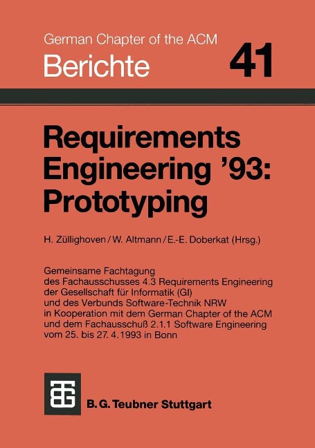 Requirements Engineering '93: Prototyping - 