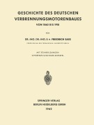 Cover-Bild zum Titel 'Geschichte des Deutschen Verbrennungsmotorenbaues' von 'Friedrich Sass'