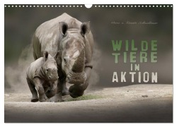 Cover-Bild zum Titel 'WILDE TIERE IN AKTION (Wandkalender 2026 DIN A3 quer), CALVENDO Monatskalender' von 'Heinz Schmidbauer'