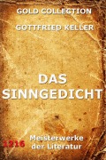 Cover-Bild zum Titel 'Das Sinngedicht' von 'Gottfried Keller'