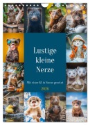 Cover-Bild zum Titel 'Lustige kleine Nerze (Wandkalender 2026 DIN A4 hoch), CALVENDO Monatskalender' von 'Steffen Gierok-Latniak'