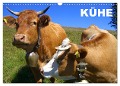 Kühe / Geburtstagskalender (Wandkalender 2025 DIN A3 quer), CALVENDO Monatskalender - Elisabeth Stanzer