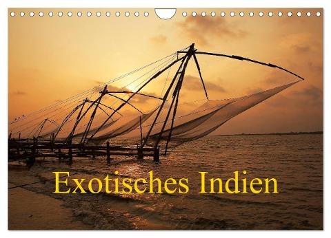 Exotisches Indien (Wandkalender 2024 DIN A4 quer), CALVENDO Monatskalender - Martin Rauchenwald