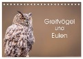 Greifvögel und Eulen (Tischkalender 2025 DIN A5 quer), CALVENDO Monatskalender - Markus van Hauten
