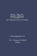 Cover-Bild zum Titel 'Alba' von 'W. C. Heraeus G. M. B. H'