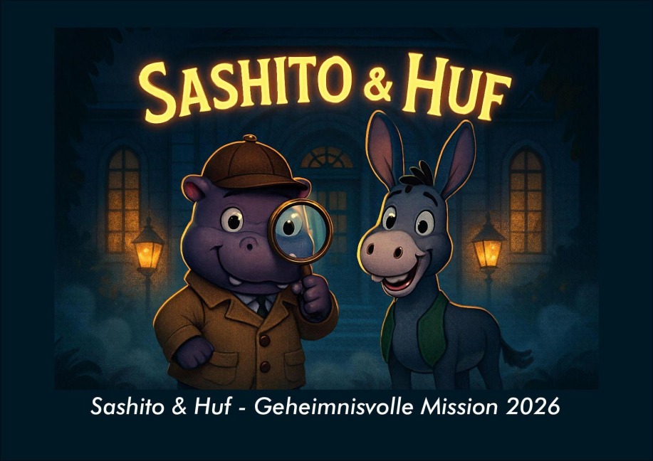 Sashito & Huf - Geheimnisvolle Mission 2026 Fotokalender DIN A4 - Kevin Heber, Tobias Schmitt