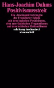 Cover-Bild zum Titel 'Positivismusstreit' von 'Hans-Joachim Dahms'