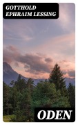 Cover-Bild zum Titel 'Oden' von 'Gotthold Ephraim Lessing'
