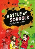 Cover-Bild zum Titel 'Battle of Schools - Angriff der Molchgehirne' von 'Nicole Röndigs'