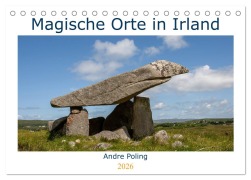 Cover-Bild zum Titel 'Magische Orte in Irland (Tischkalender 2026 DIN A5 quer), CALVENDO Monatskalender' von 'Andre Poling'