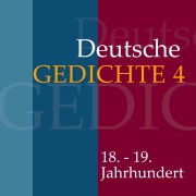 Cover-Bild zum Titel 'Deutsche Gedichte 4' von 'Christian Fürchtegott Gellert, Magnus Gottfried Lichtwer'