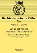 Cover-Bild zum Titel 'Das Bodenrecht in 'Neudeutschland über See'' von ''
