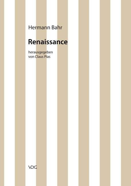 Hermann Bahr / Renaissance - Hermann Bahr