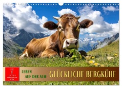Cover-Bild zum Titel 'Glückliche Bergkühe - Leben auf der Alm (Wandkalender 2026 DIN A3 quer), CALVENDO Monatskalender' von 'Peter Roder'