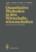 Cover-Bild zum Titel 'Quantitative Methoden in den Wirtschaftswissenschaften' von ''