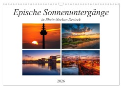 Cover-Bild zum Titel 'Epische Sonnenuntergänge im Rhein-Neckar-Kreis (Wandkalender 2026 DIN A3 quer), CALVENDO Monatskalender' von 'Thorsten Assfalg Photographie'