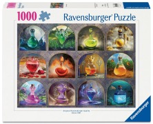 Cover-Bild zum Titel 'Erwachsenenpuzzle 1000 Teile - Zaubertränke' von ''