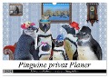Pinguine privat Planer (Wandkalender 2024 DIN A3 quer), CALVENDO Monatskalender - Garrulus Glandarius