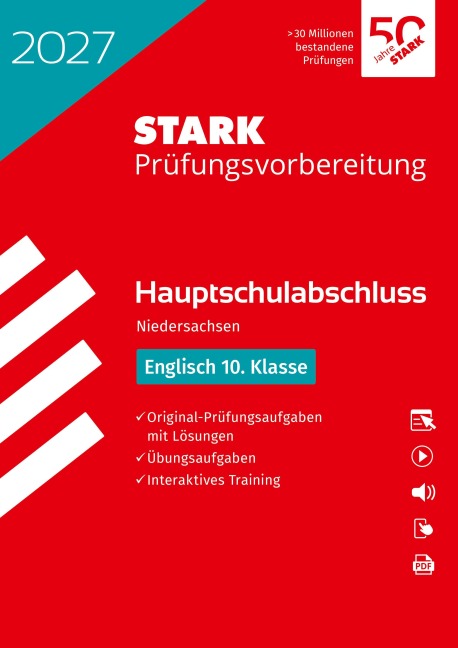 STARK Englisch - Hauptschulabschluss 2027 Niedersachsen - Prüfungsvorbereitung inkl. Lösungen - 