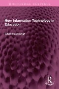 Cover-Bild zum Titel 'New Information Technology in Education' von 'David Hawkridge'