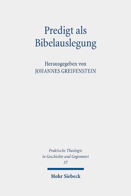 Predigt als Bibelauslegung - 