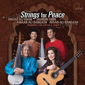 Strings For Peace: Premieres For Guitar & Sarod - Sharon/Amjad Ali Khan Isbin