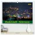 Rudolstadt - Schwarza (hochwertiger Premium Wandkalender 2024 DIN A2 quer), Kunstdruck in Hochglanz - Michael Wenk Wenki