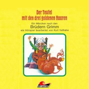 Cover-Bild zum Titel 'Der Teufel mit den drei goldenen Haaren' von 'Gebrüder Grimm, Kurt Vethake'