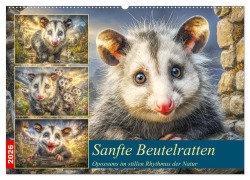Cover-Bild zum Titel 'Sanfte Beutelratten. Opossums im stillen Rhythmus der Natur (Wandkalender 2026 DIN A2 quer), CALVENDO Monatskalender' von 'Rose Hurley'