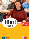 Cover-Bild zum Titel 'Hier! Alpha 2' von 'Vasili Bachtsevanidis, Alexis Feldmeier García'
