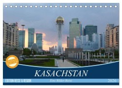 Cover-Bild zum Titel 'Kasachstan - Eine Bilder-Reise (Tischkalender 2026 DIN A5 quer), CALVENDO Monatskalender' von 'Sebastian Heinrich'