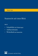 Cover-Bild zum Titel 'Staatsrecht auf einen Blick' von 'Reiner Stein'